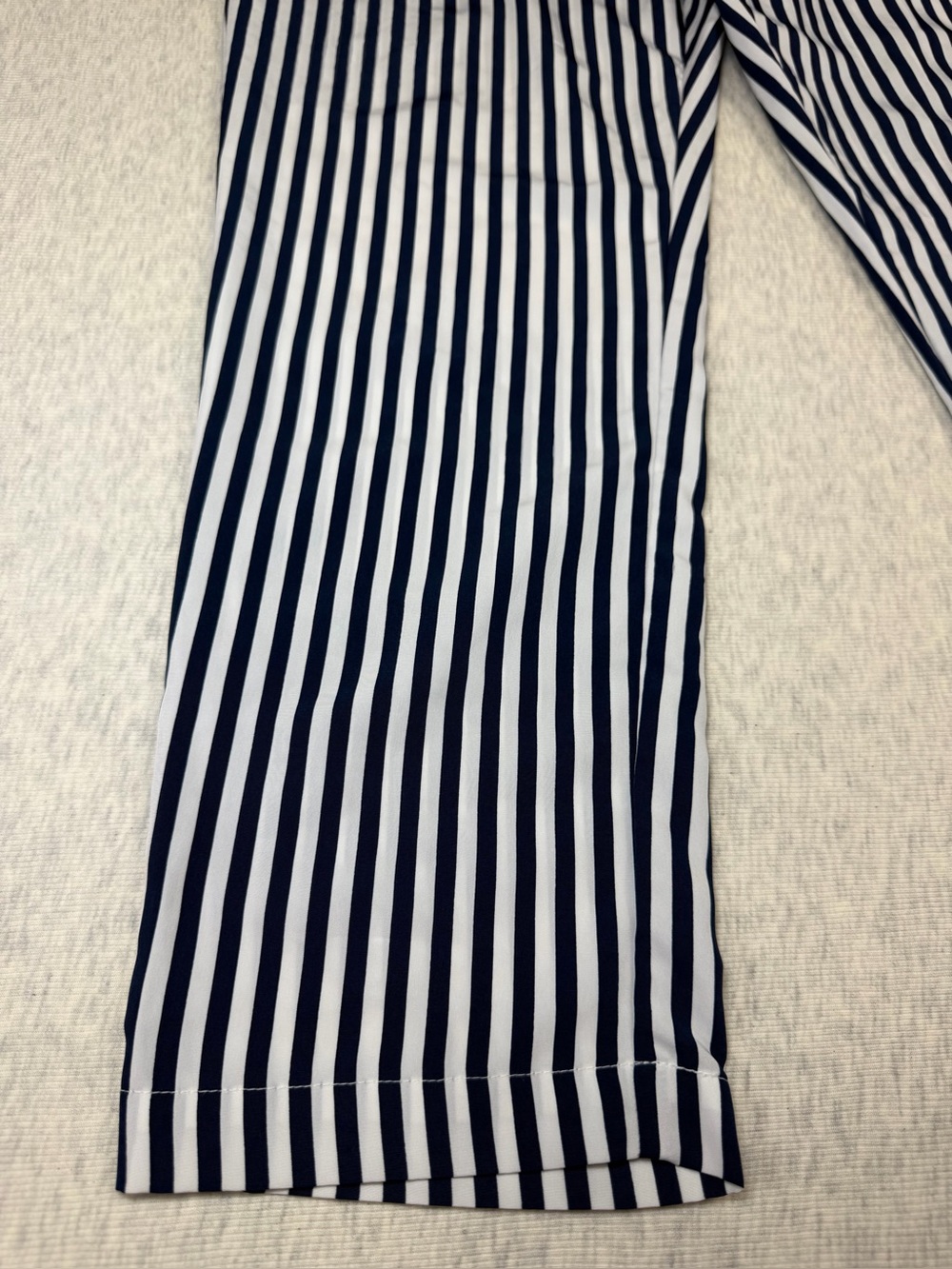 Lauren Ralph Lauren Petite Striped Pull-On Pants Navy White Size 8P - Picture 5 of 11
